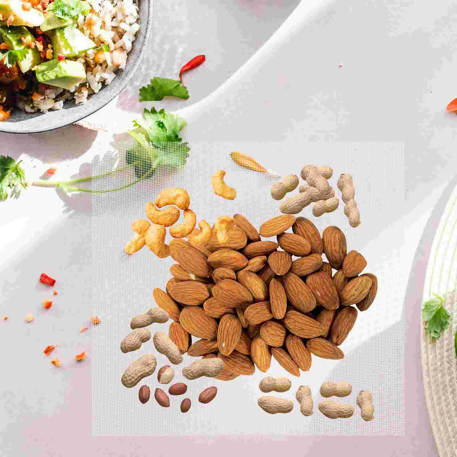 

5 шт., многоразовые силиконовые листы для сушки фруктов, 40 х40 см