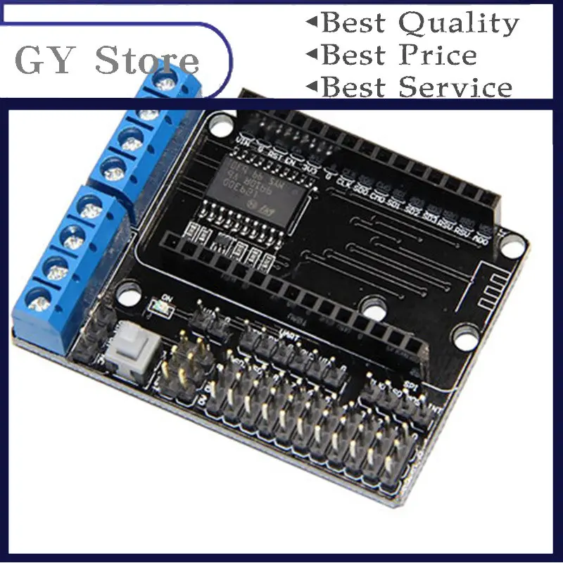 Модуль привода для автомобиля, ESP8266 L293D NodeMCU щит для платы двигателя, 2-канальный, высокой мощности, H-мост, l293d ESP-12E