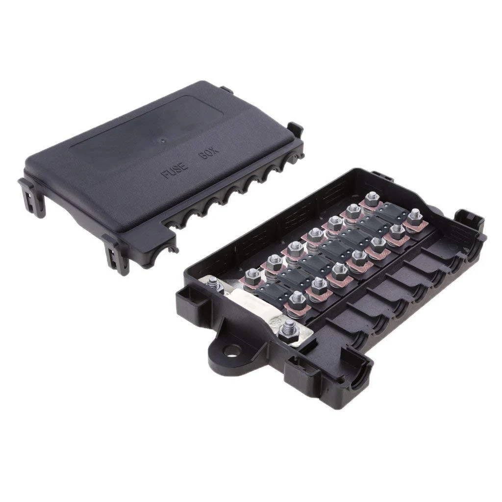 

8-полосный блок предохранителей больших нагрузок, блок предохранителей Mega & Midi, предохранители 12 В и 24 В