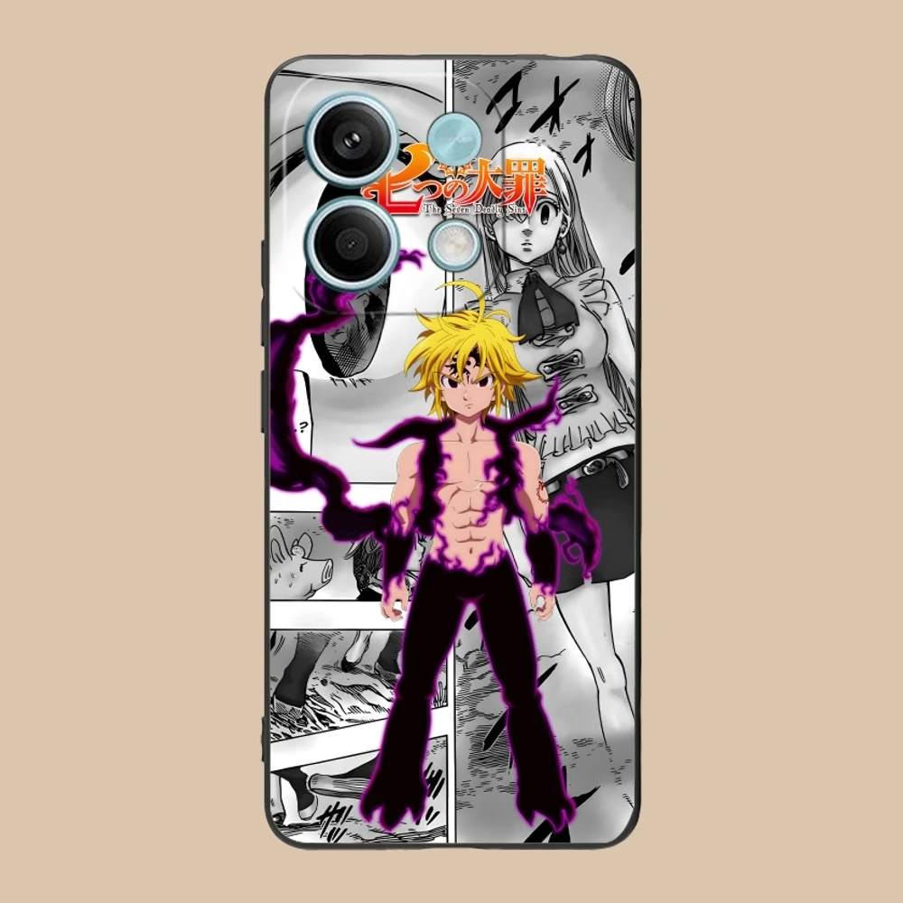 Чехол для сотового телефона &quotСемь смертных грехов&quot Meliodas Xiaomi Redmi 14 13 13C 12 12C 10 10C A1