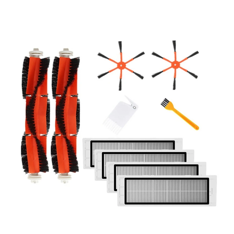 

Запчасти для пылесоса Xiaomi 2 Roborock S50, фильтр НЕРА, боковая щетка, основная щетка, аксессуары