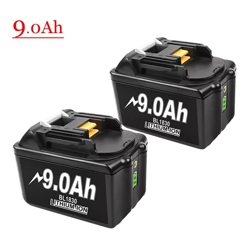 

BL1830 18V 9.0Ah Li-ion Battery For Makita BL1815 BL1835 BL1840 BL1850 BL1860 LXT400 194204-5 194205-3 Cordless Power Tools