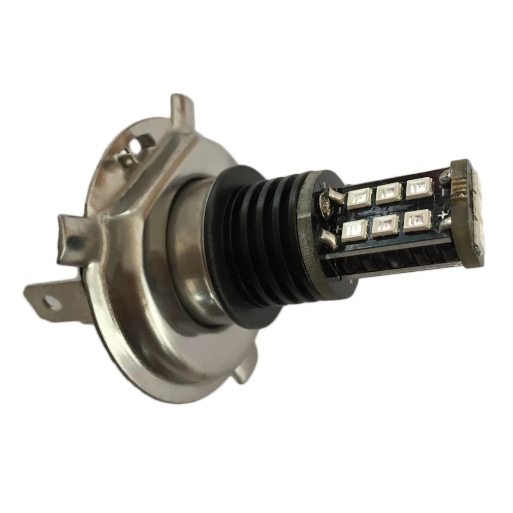 

1 шт. белая лампа H4 18 SMD 5050 15 светодиодов 18SMD 18 светодиодов автомобильные тормозные лампы Задний сигнал заднего хода 12 В