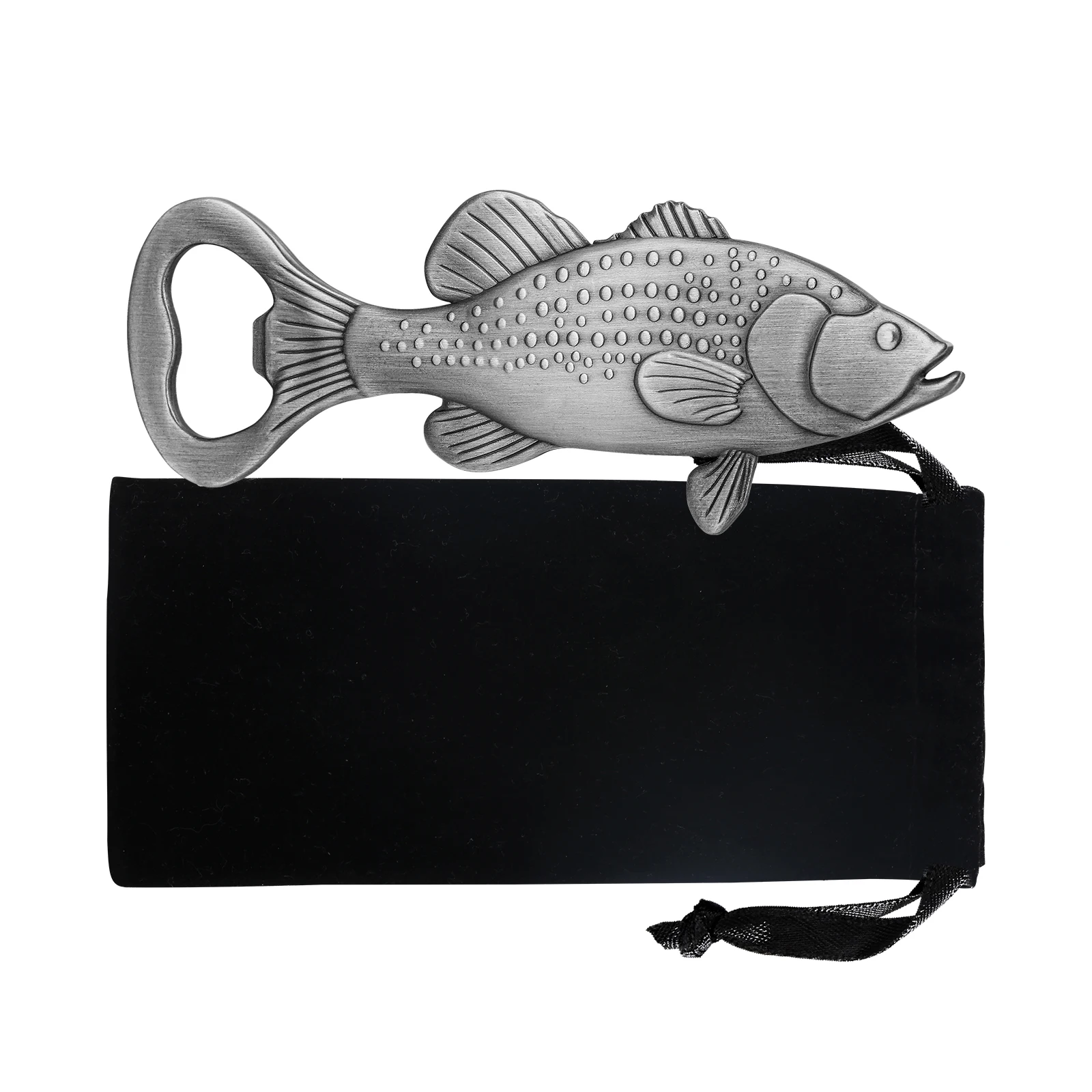 

Металлическая открывалка для пива в форме рыбки