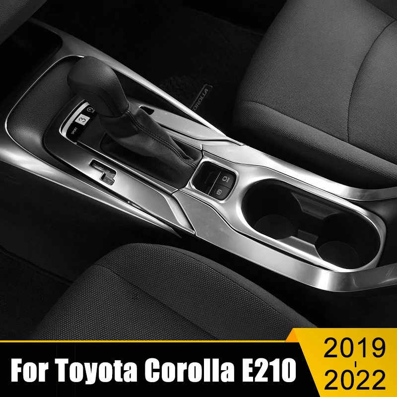 Для Toyota Corolla E210 2019 2020 2021 2022 12th нержавеющая коробка переключения передач для