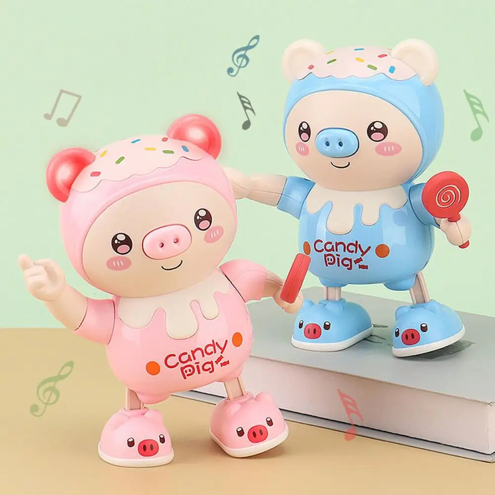 

Игрушка мультяшная свинья музыка и танцы с гладкой поверхностью танцующие Детские Электронные танцы