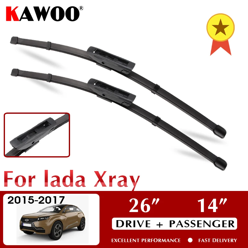 KAWOO стеклоочистители для автомобилей Lada Xray 2015-2017 лобовое стекло аксессуары