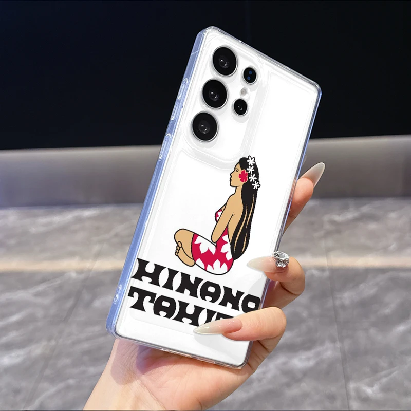 Фото Мягкий чехол для телефона Vahine Tahiti Girl Beach для Samsung Galaxy S26 S25 Edge S24 S23 Ultra S21 S20 FE S22 Plus + задняя крышка с узором №4
