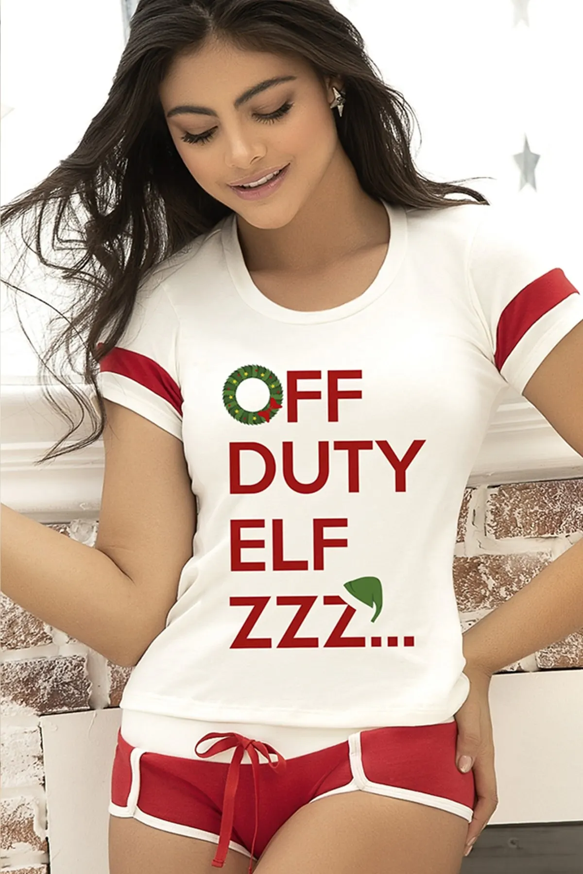 

Женская пижама, белые мини-шорты с коротким рукавом, пижама для сна и отдыха, ночная рубашка, Ночной костюм, повседневная домашняя одежда