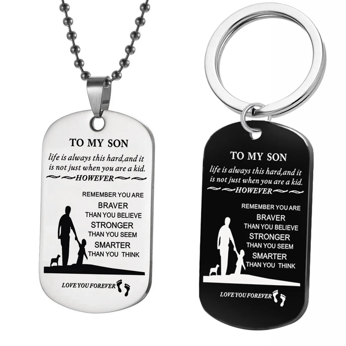 

Цепочка с подвеской для ключей 2022, металлическая бижутерия для моего сына на День Благодарения, рождественский подарок