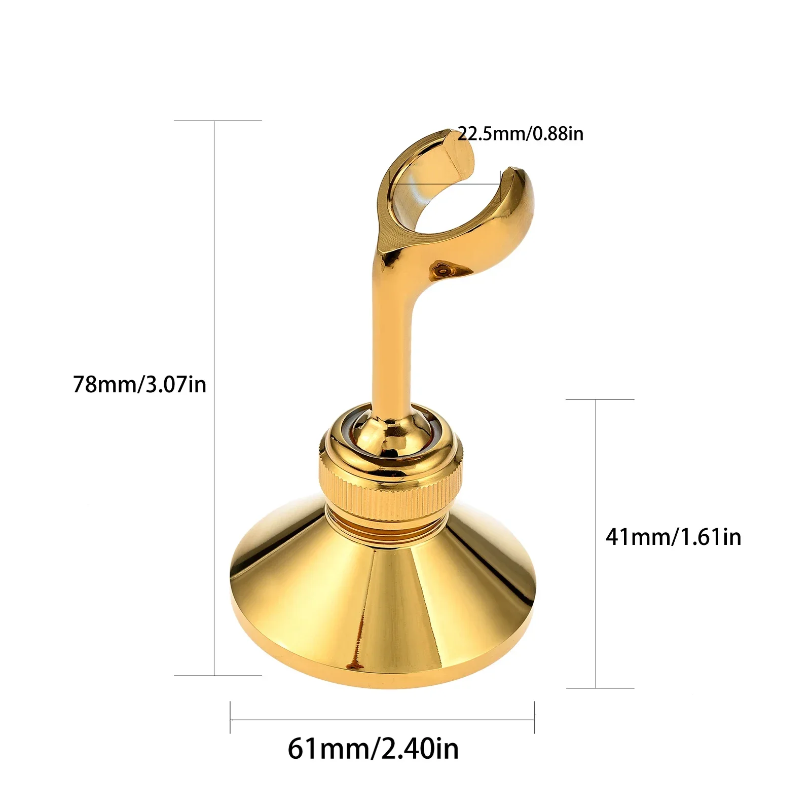 

1 шт., ручной держатель для душевой лейки из чистой меди