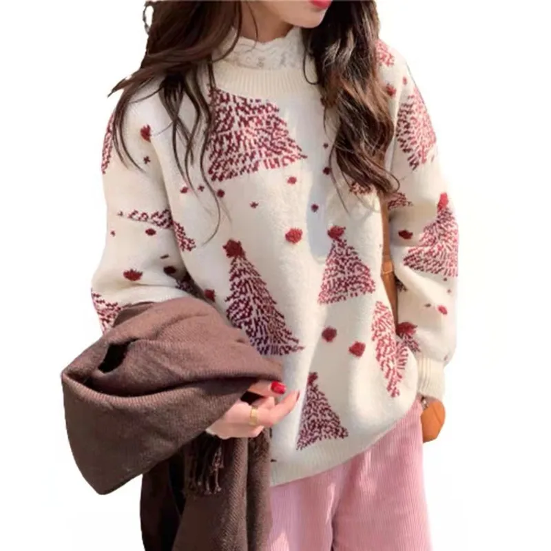 Новое поступление 2023 года: пуловер в стиле ретро: шикарный и простой ленивый