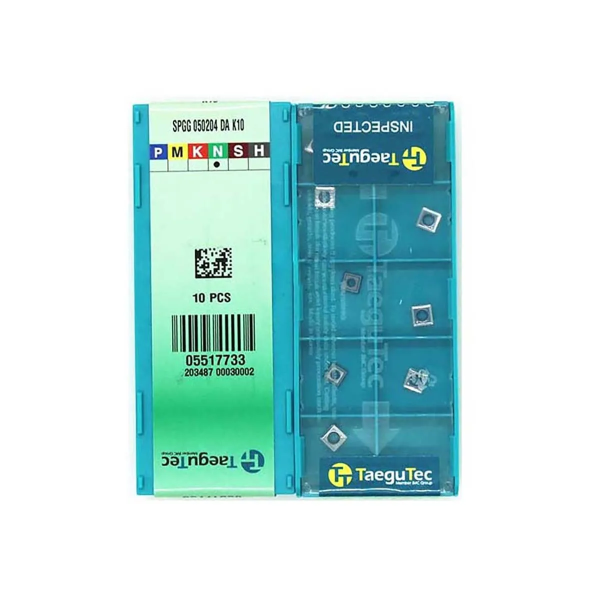 

TaeguTec 100% Original SPGG SPGG05 SPGG07 SPGG050204 DA K10 SPGG07T308 Positive Button Tool Inserts Carbide Milling Cutter