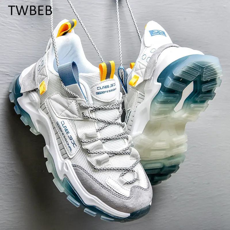 

New Lace-Up Men Sneakers Korean Trend Fashion Old Shoes Harajuku Style All-match Breathable Non-slip Casual Platform Shoes Men