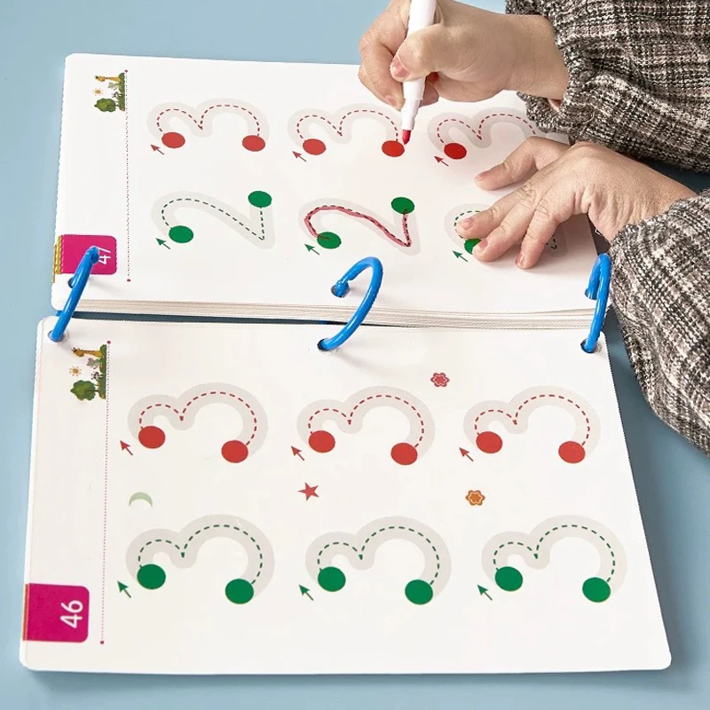 Обучающие книги для рисования учебник обучения волшебная книга многоразовая