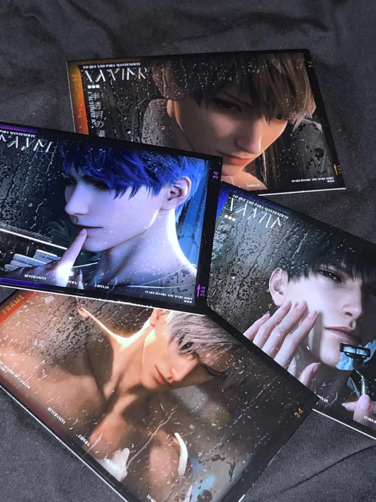 Аниме Love and Deepspace рафайель Зайн Ксавье силус косплей открытка высокий уровень