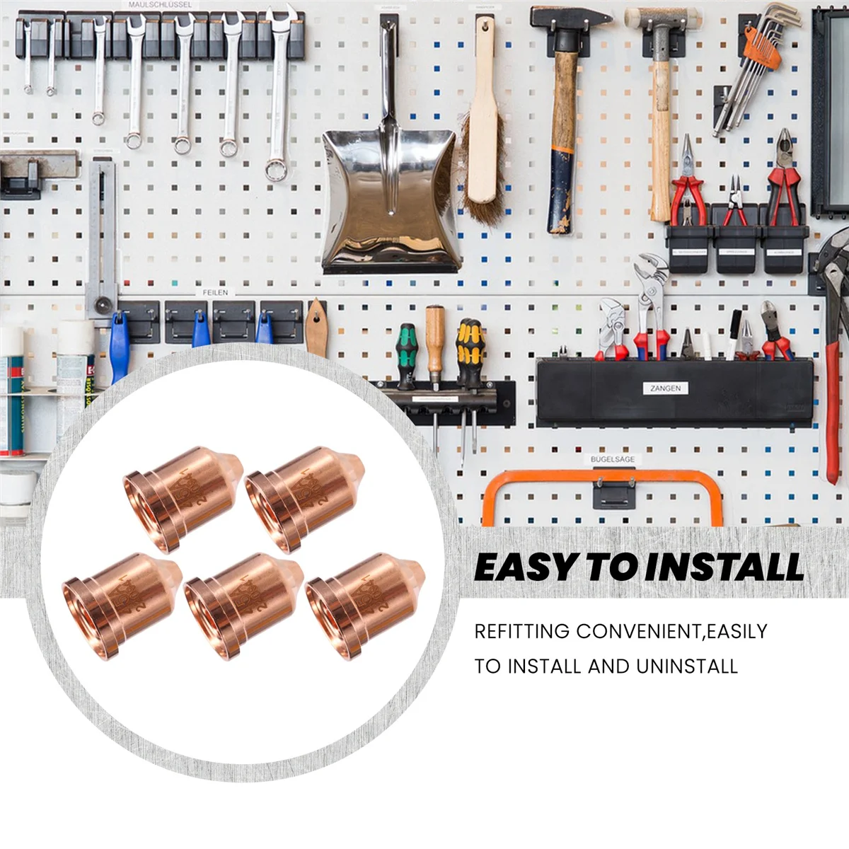 10шт 220819 Насадки 65А подходят для расходных материалов плазменной резки Powermax 65/85/105