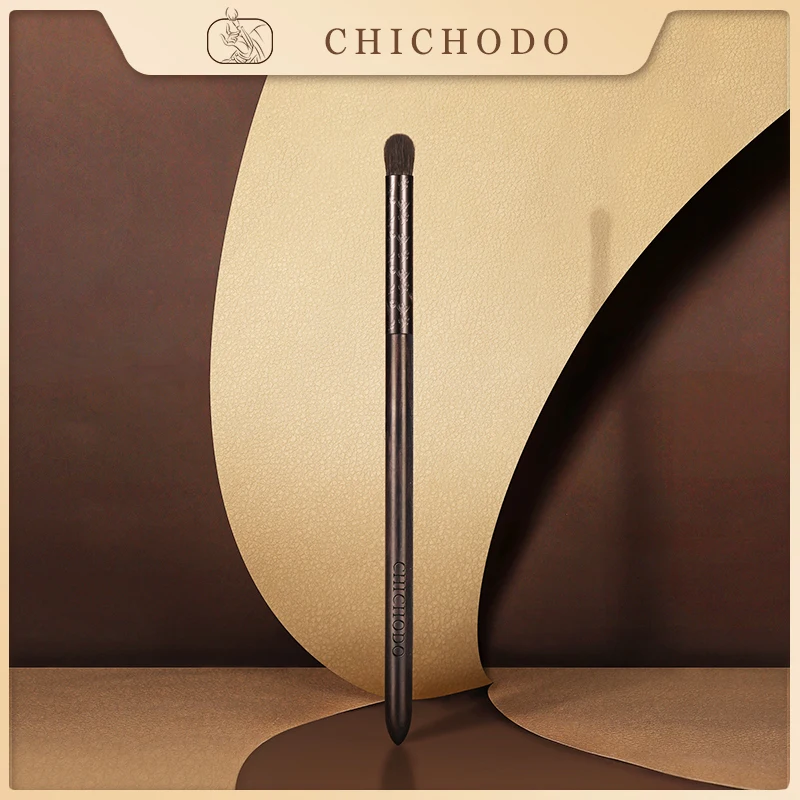 

CHICHODO Makeup Brush-2022 New Luxurious Carved Ebony Animal Hair Series-Goat Hair Eyeshadow Brush-Cosmetic brushes&beauty-E107