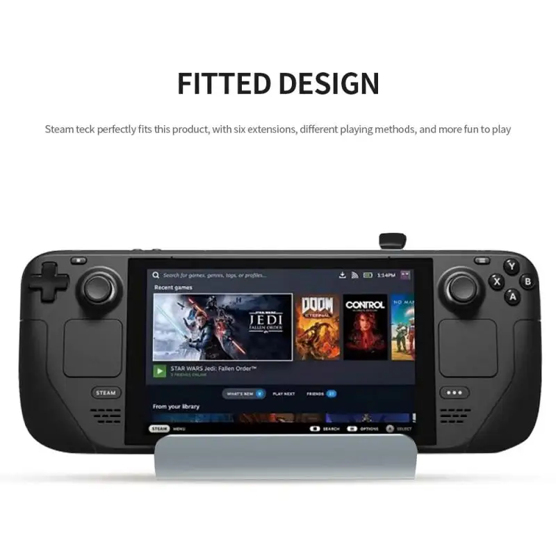 Док-станция Type-C для Steam Deck 4k60hz USB3.0 PD60W Зарядка 1000M Ethernet игровой ПК