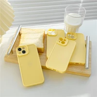13 pro case cute cheese yellow silicone lens camera protection matte back cover for iphone 12 pro max 11 xr x xs 7 8 plus cases