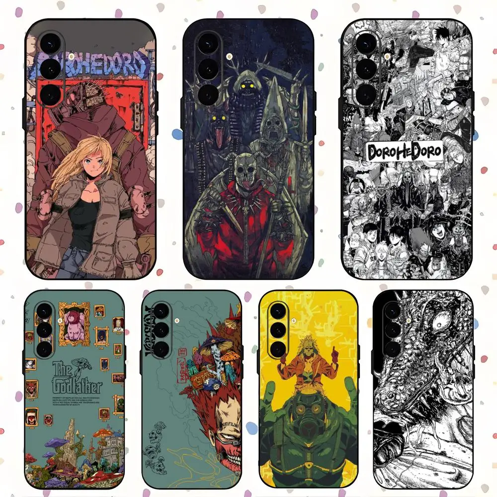 Фото Dorohedoro risu nikaido Горячий чехол для телефона Samsung Galaxy S25 S24 S23 S22 S21 S20 Plus Ultra Note20 Мягкий черный №1