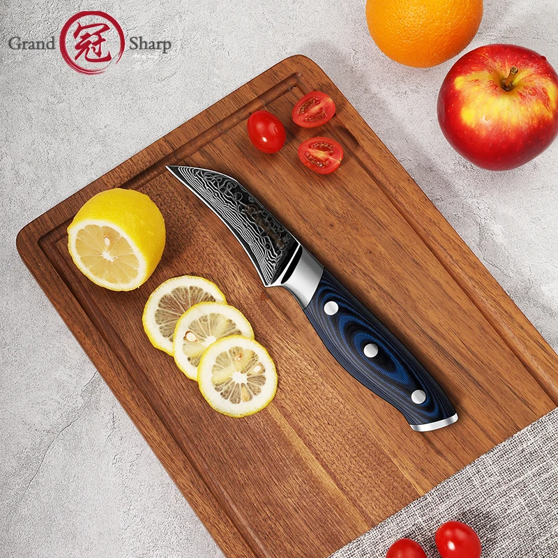 Профессиональный нож для чистки овощей Grandsharp 3 5 дюйма искусственный японский 67