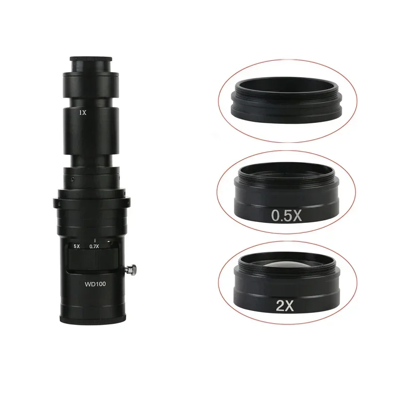 Eakins оптический стеклянный объектив 0.7X-5X