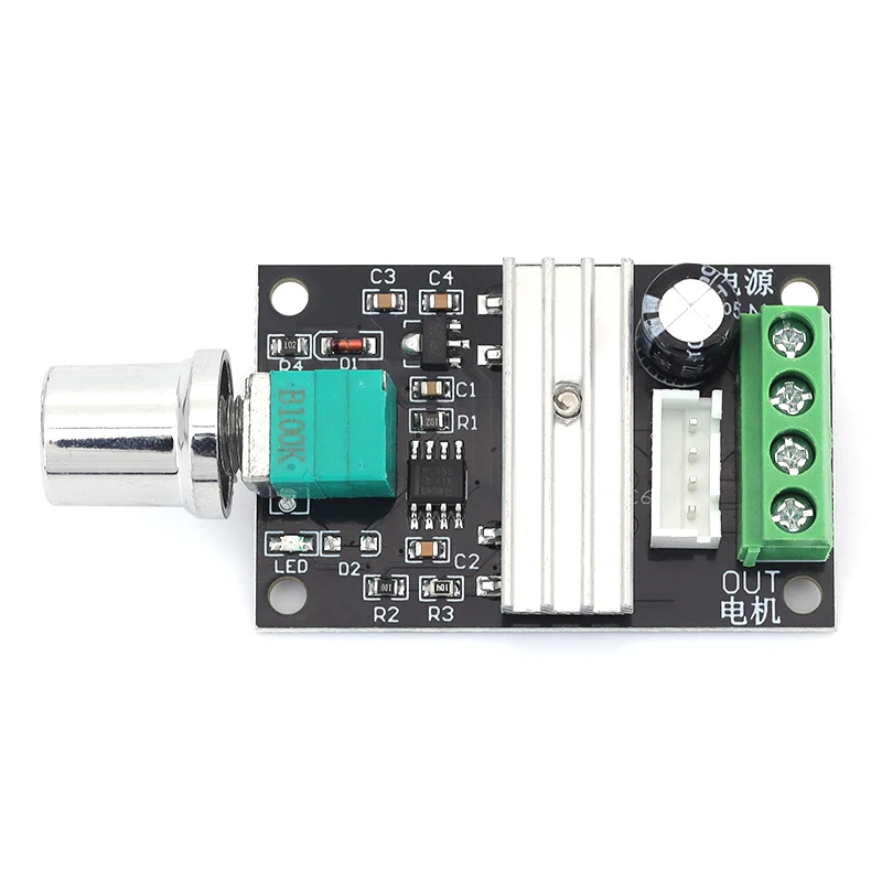 Фото DC 6V 12V 24V 28V 3A 80W Контроллер скорости двигателя постоянного тока ШИМ Регулируемый реверсивный переключатель скорости 1203BB Драйвер двигателя постоянного тока Реверсивный №2