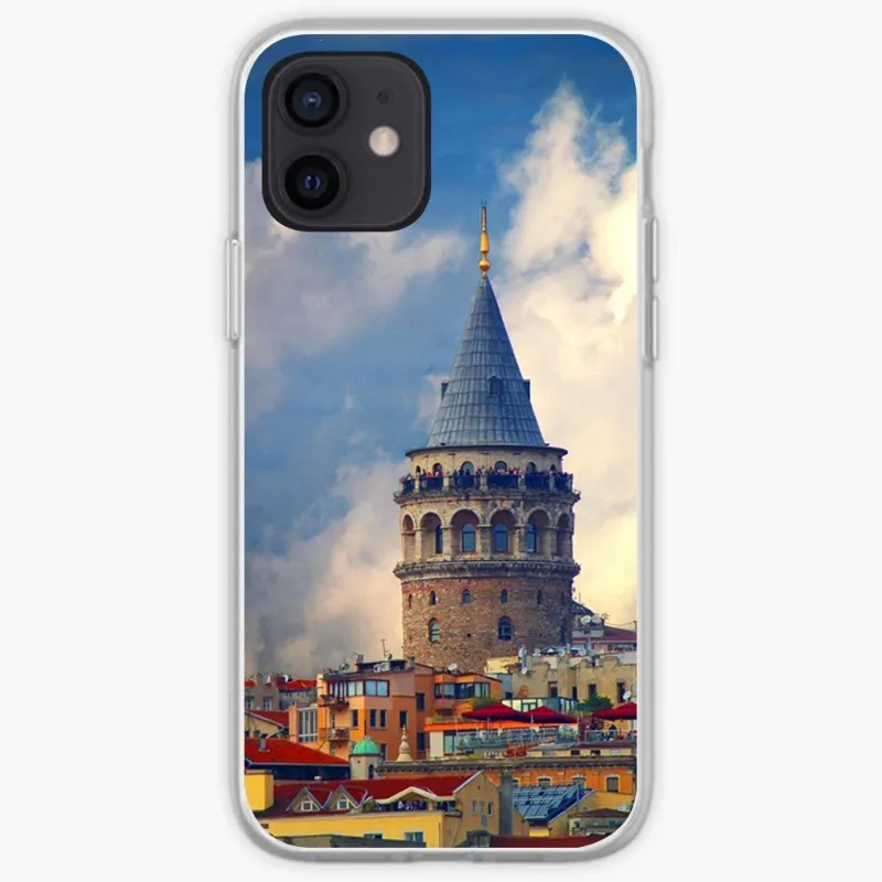 Турецкий Galata Kulesi чехол для телефона IPhone 14 13 12 11 XS X 8 7 6 Plus Mini Pro Max SE 2022 мягкий прозрачный чехол для телефона