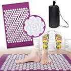 Коврик для йоги, лотос, акупунктура, шакти, аппликатор Кузнецова, подушка для ухода за спиной, фитнеса, массажный коврик для ступней