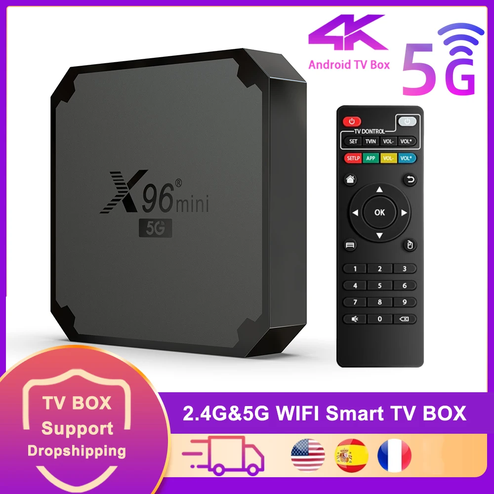 Мини-приставка смарт-ТВ X96 Android 9 0 Amlogic S905W S905W4 2 4 ГГц |