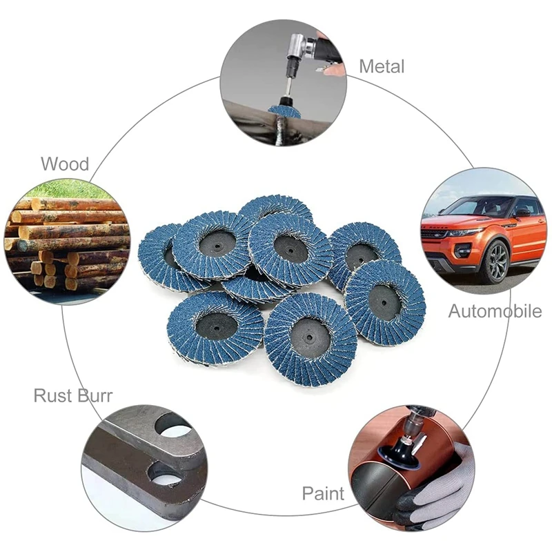 2-дюймовые рулонный замок откидные диски с держателем для шлифовальной машины