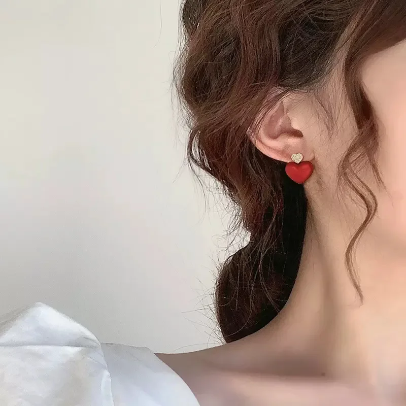 Красная искусственная кожа для женщин Изысканный Высококачественный простой