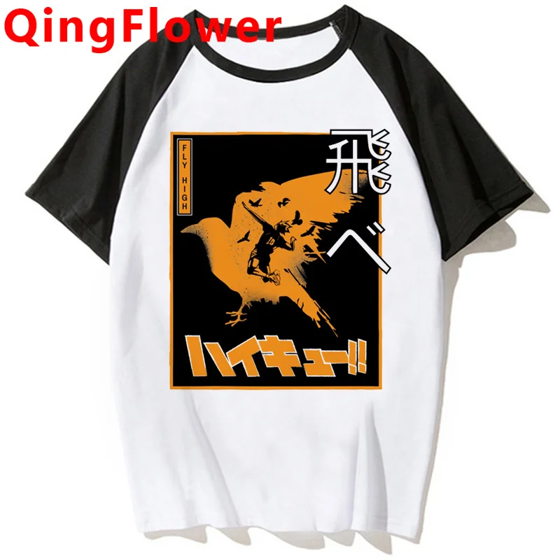 

Haikyuu Kuroko No Basket top tees summer top men couple clothes couple casual white t shirt print top tees summer top vintage