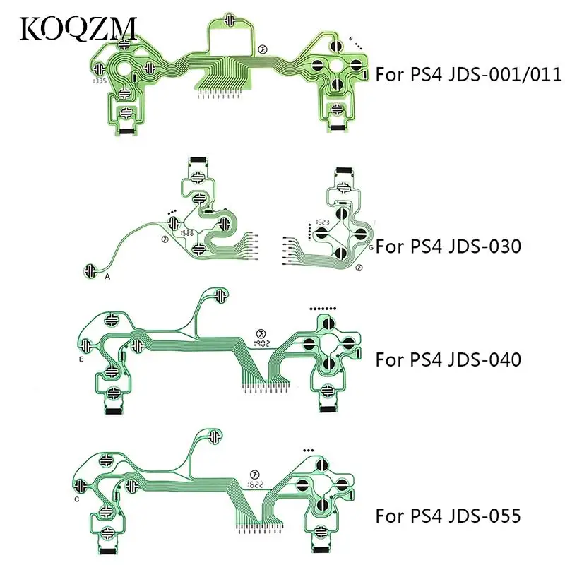 

Replacement Buttons Ribbon Circuit Board For PS4 Dualshock 4 Pro Slim Controller Conductive Film Keypad Flex Cable PCB