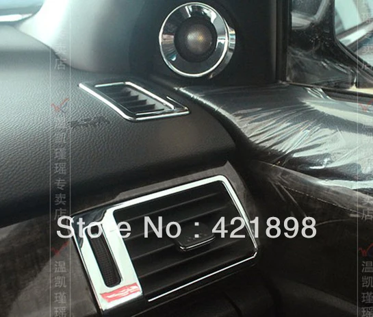 

For Honda Accord 2013 2014 2015 2016 ABS Chrome Interior Decorations Air Vent Speaker Trim Car Accessories Stickers