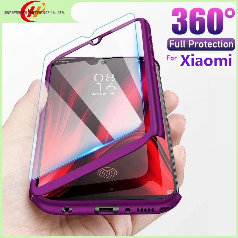 

360 Full Shockproof Screen Case For Xiaomi Mi Poco M3 X3 10T Lite Note 10 Phone Shell Redmi Note 9 8 7 6 5 Pro 8T 9S 9A 9C Cover