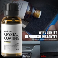 30ml auto interior plastic parts wax cleaner retreading agent renewed plastic restore car paint care accessories