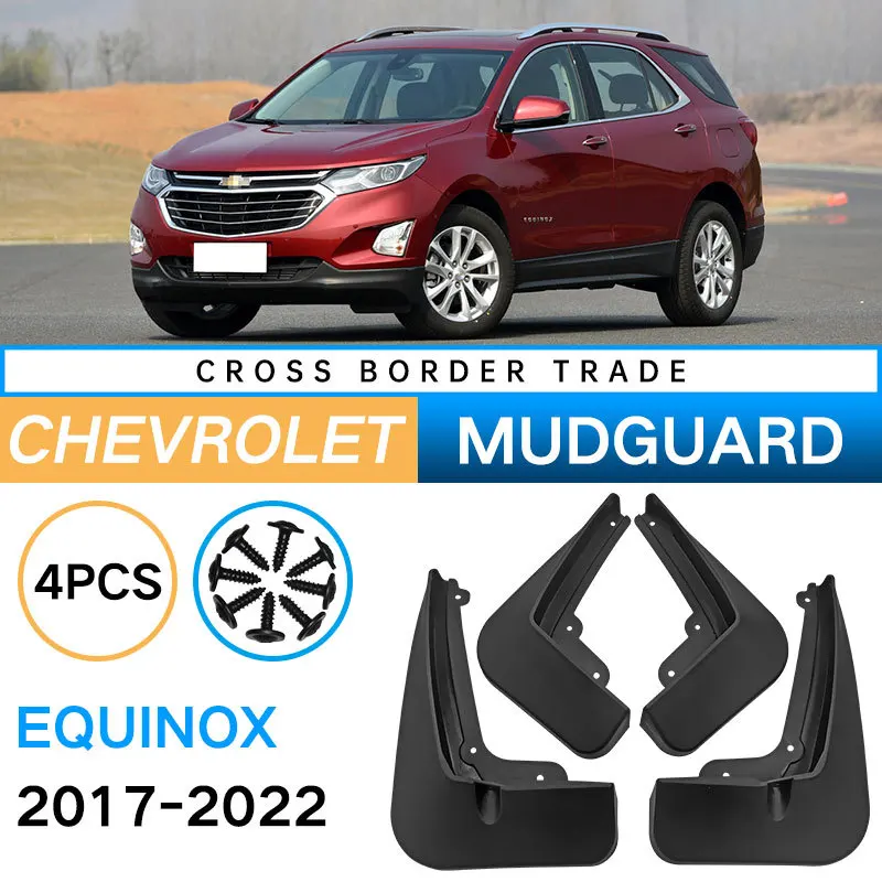 

4pcs Auto Mud Flaps Guards For Chevrolet Equinox 2017-2021 Mud flaps Splash Guards Car fender Mudguards Mud Flap Stylines 2018