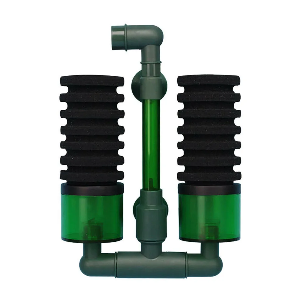 

Фильтр для воды с двойной головкой, губка для аквариума, чистящий фильтр для аквариума, аксессуары для аквариума