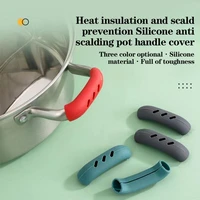 2pcs silicone heat insulation oven mitt glove casserole ear pan pot holder oven grip anti hot pot clip kitchen accessories