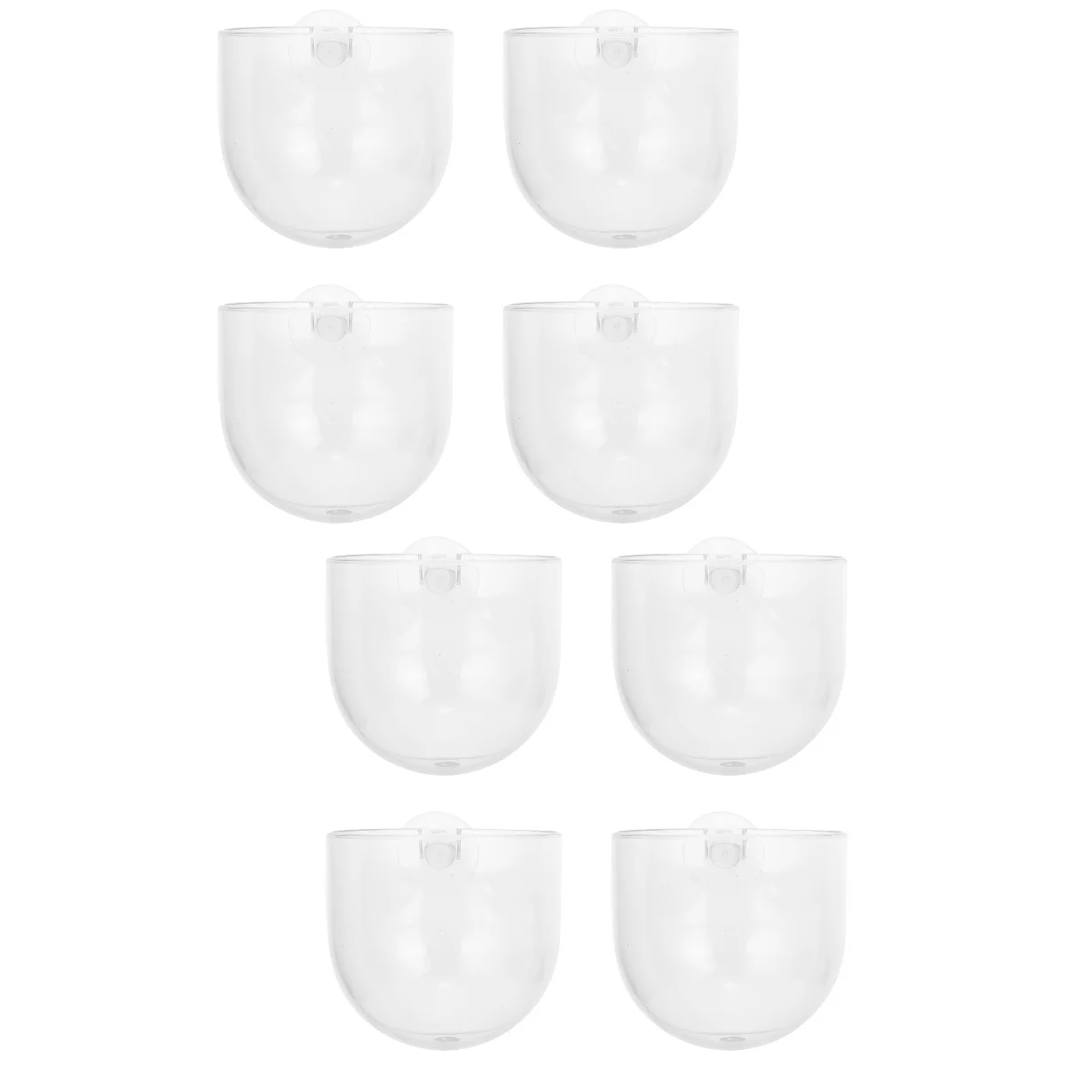 

Aquarium Pot Aquatictank Holdercup Planter Cups Acrylic Planting Wallwater Pots Hanger Holders Suctionshrimp Red Waterweed Diy