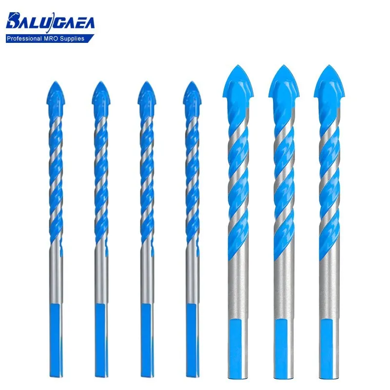 

10pcs 6/8mm Drill Bit Glass Drill Bit Triangle Bit Ceramic Tile Concrete Brick Wood Hole Drilling Cutter Drill Bit