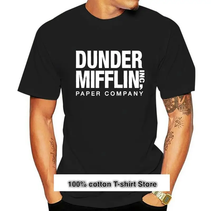 

Camiseta de The Office TV Show Dunder Mifflin Paper para hombre, camiseta