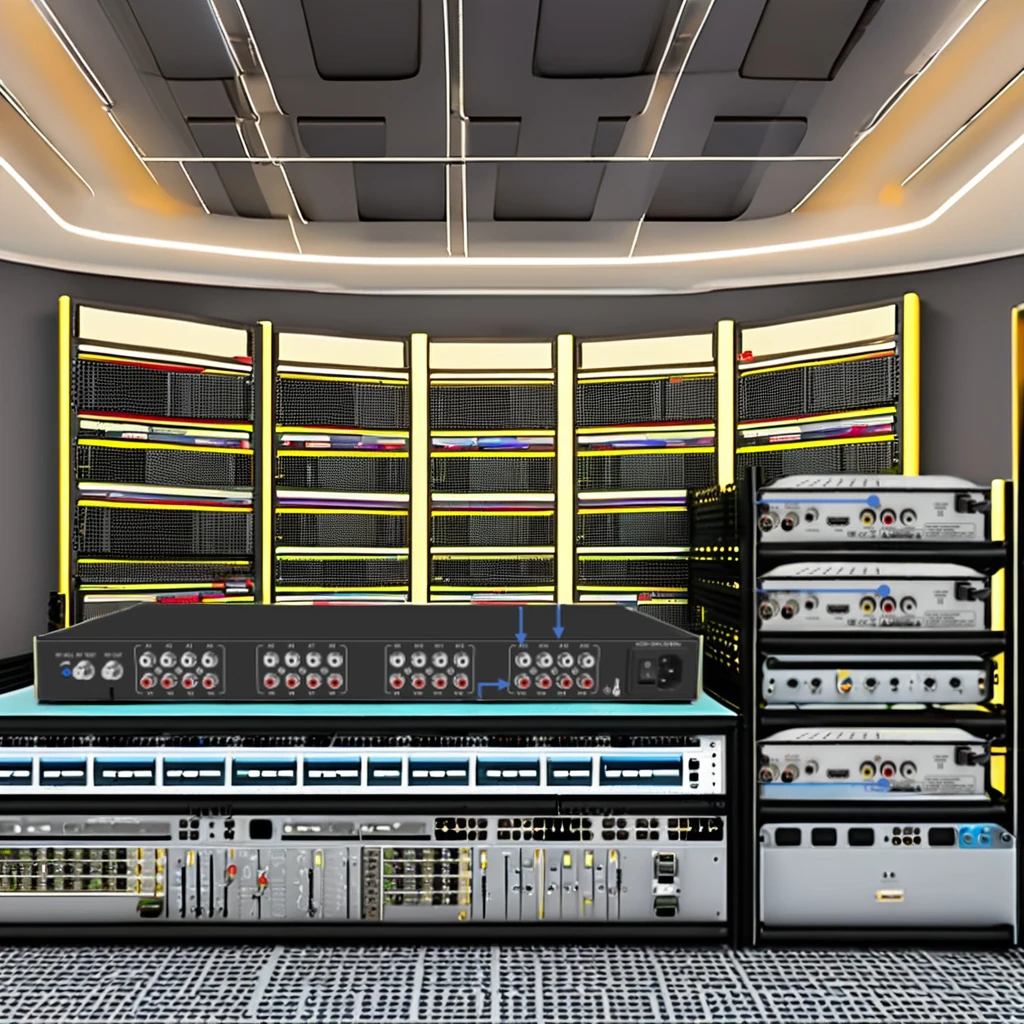 Аналоговый модулятор 16-в-1 для использования в отеле преобразование 16 видео и