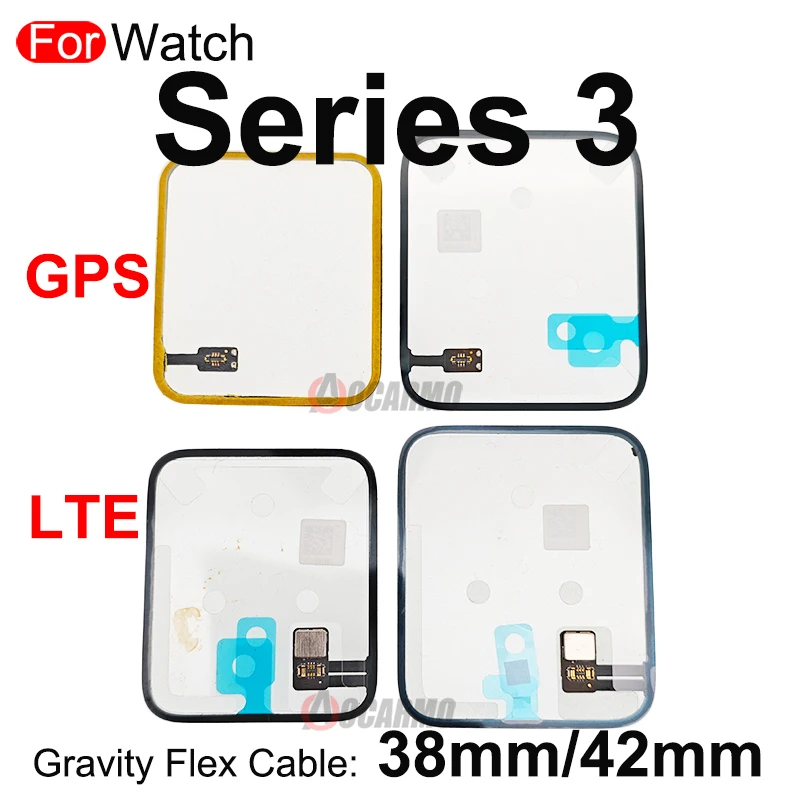 Aocarmo для Apple Watch Series 3 S3 38 мм 42 мм, версия GPS LTE, гибкий кабель для подключения 3D-датчика гравитации, запчасти для ремонта (art.: 3920d4285fcc3) - 3920d4285fcc3