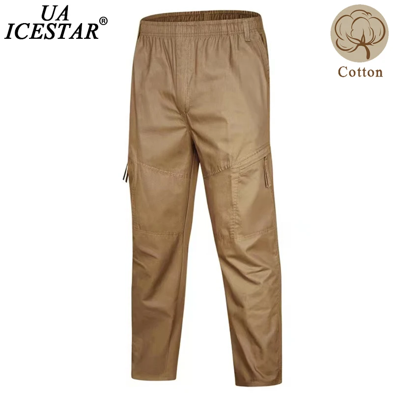 

Men Military Jogger Tactics Loose Pants 2022 Casual Fashion Pants Men Cotton Cargo Trousers Plus Size Multi-Pockets Work Pants