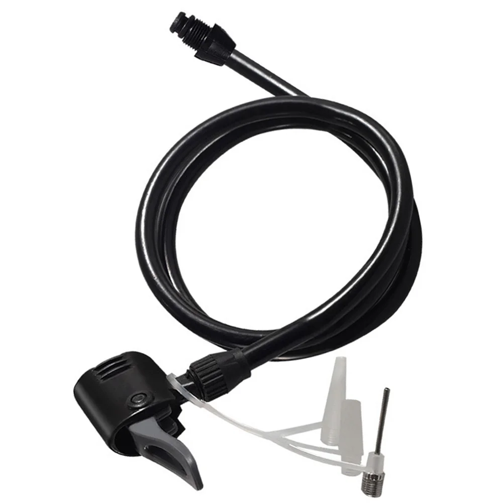

125cm Bicycle Air Pump Extension Tube Pump Hose Air Pump Connector Accessories For United States UK French Nozzles Bike Accessor