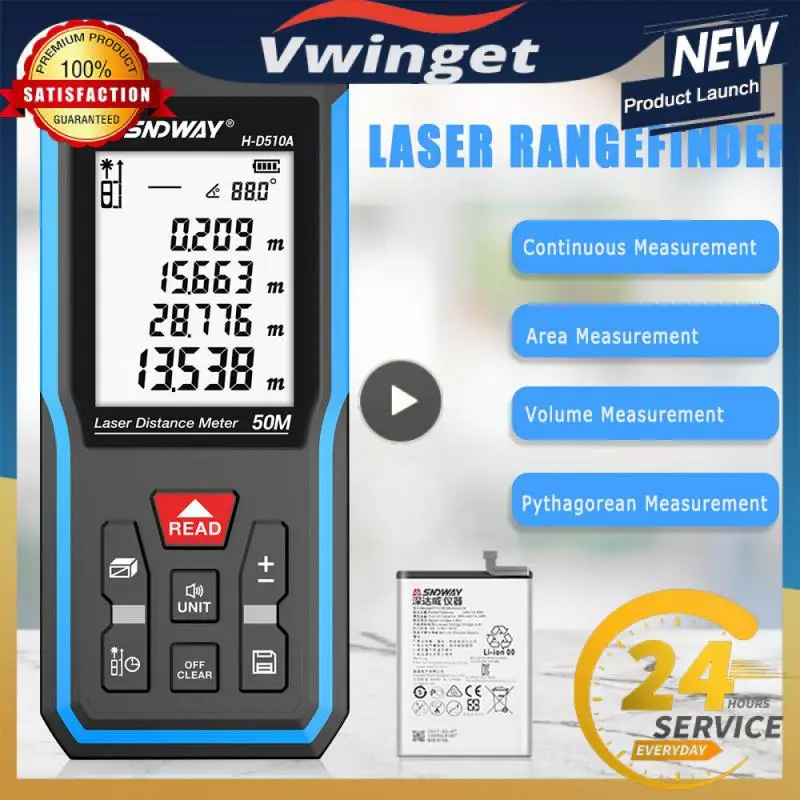 

1~4PCS Mileseey Laser Rangefinder X5 лазерная рулетка Laser finder Digital Laser Distance Meter Laser Meter Laser Tape Measure