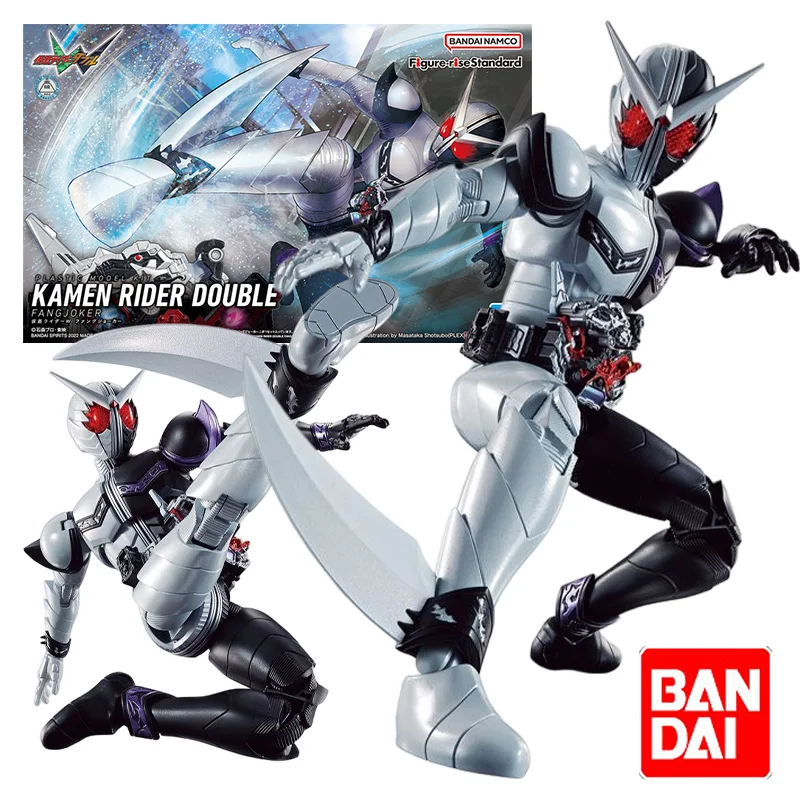 

Bandai Original Figure-Rise Standard Kamen Rider DOUBLE Anime Action Figure Assembled Model Kit Collection Toy Gift for Children